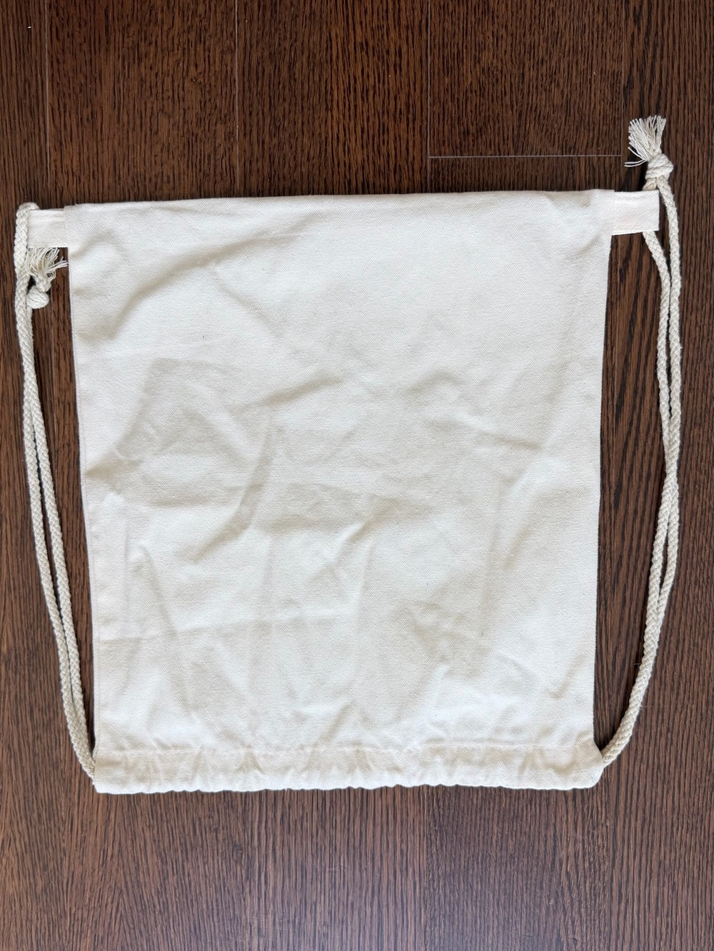 NEW Drawstring Canvas Backpack